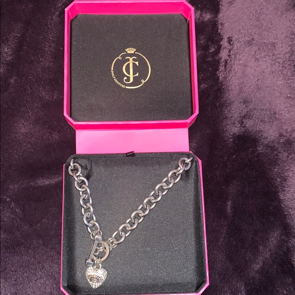 Juicy Couture Heart Chain Necklace